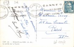 VINTAGE POSTCARD Beaulieu On Sea the Point Of the Ant