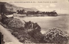 CPA Beaulieu Sur Mer Pointe Fourmie et jardins