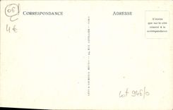 VINTAGE POSTCARD Beaulieu Panorama Seen Between the Flowers