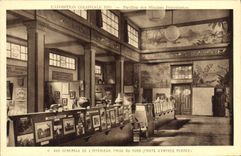 CPA Religion prostestante Paris Exposition coloniale 1931 Pavillon des missions protestantes Vue generale de l'interieur