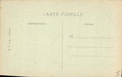 VINTAGE POSTCARD Religion prostestante Montbeliard the place and the temple St Martin