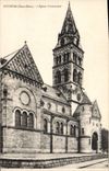 VINTAGE POSTCARD Religion prostestante Munster Protestant Church Protestant Temple