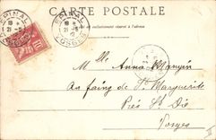 VINTAGE POSTCARD Religion prostestante Epinal Temple and the presbytery Protestant Temple