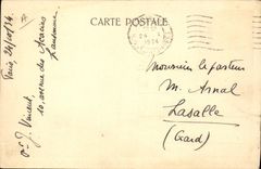 Semana protestante Mulhouse 1927 del prostestante de la religión de la POSTAL de la VENDIMIA la canción del trabajo por la escuela infantil de domingo