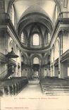 VINTAGE POSTCARD Religion prostestante Interior Nancy of the Protestant temple