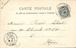 CPA Religion prostestante Belfort Temple protestant