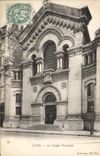 VINTAGE POSTCARD Religion prostestante Lyon Protestant Temple