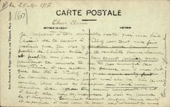 VINTAGE POSTCARD Berneuil Sugar refinery on Aisne