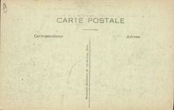 VINTAGE POSTCARD Sugar refinery of Large Seraucourt Militaria