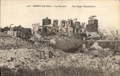 VINTAGE POSTCARD Berry Sugar refinery with the Vat