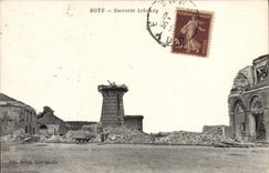 VINTAGE POSTCARD Sugar refinery Lebaudy Roye