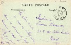 VINTAGE POSTCARD Sugar refinery Lebaudy Roye