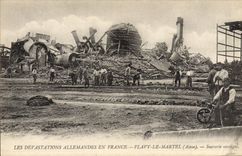 VINTAGE POSTCARD Sugar refinery sccagee Flavy Martel