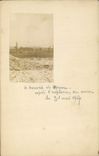 CARTE PHOTO Sucrerie de Moscou apres l'explosion des mines 31 mai 1917