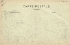 VINTAGE POSTCARD Sugar refinery Ercheu Militaria