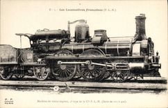 CPA Train Locomotive Machine de trains express
