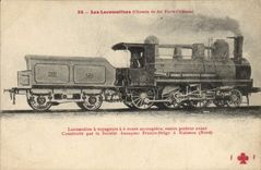 CPA Train Locomotive Chemin de fer Paris Orleans 