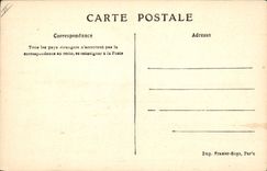 VINTAGE POSTCARD Sailing Boat Louis XIV Royal Sun Wooden bowl