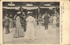 VINTAGE POSTCARD Horse Horsemanship Hippisme Grand Prix of Paris 1901 the mutual bet