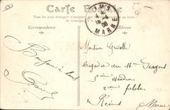 La equitación Hippisme Laffitte del caballo de la POSTAL de la VENDIMIA contiene las razas antes de la salida