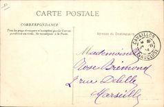 CPA Cheval Equitation Hippisme Cavaillon Champ de courses Le pesage TOP