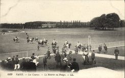 CPA Cheval Equitation Hippisme Paris Les courses La rentree au pesage 