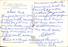 CPM Cheval Equitation Hippisme Vichy Hippodrome Passage de la course devant la tribune