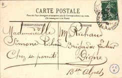 CPA Cheval Equitation Hippisme Marseille Parc Borely Le champ de courses