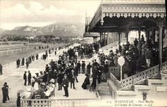 VINTAGE POSTCARD Horse Horsemanship Hippisme Marseilles CAP Borely the racecourse
