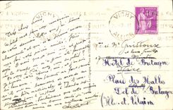 MODERN CARD Horse Horsemanship Hippisme Vichy View of the racecourse taken in the plane