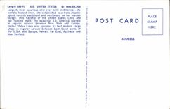 CPA Bateau Paquebot SS United States 