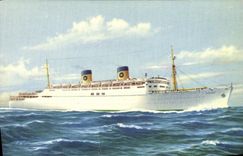 CPA Bateau Paquebot Ss Homeric 