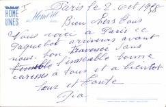 VINTAGE POSTCARD Boat Steamer S Homeric