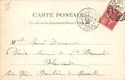 VINTAGE POSTCARD Evian Boat les Bains Cachat Source