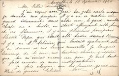 CPA Fantaisie Illustrateur Enfant Chien