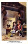 VINTAGE POSTCARD Fantasy Illustrator Children Scotland Soldier