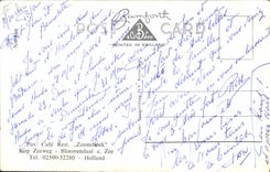 CPA Fantaisie Illustrateur Femme forte Cafe Zonnehoek 