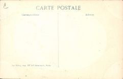 VINTAGE POSTCARD Militaria a French gun waiting close to Arras