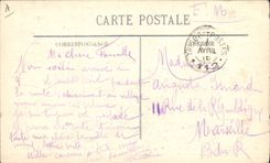 VINTAGE POSTCARD Militaria the battle of Belgian Hofslade Artillery