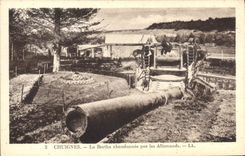 CPA Militaria Chuignes La Bertha abandonee par les Allemands 