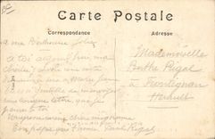 CPA Militaria Train precipite dans la Marne a Mary sur Marne
