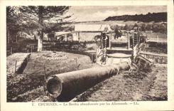 CPA Militaria Chuignes La Bertha abandonnee par les Allemands 