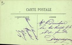 VINTAGE POSTCARD Toulon the station of against destroyers Boat