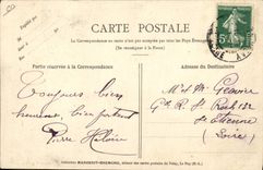 CPA C'est la fete du village Accordeon 