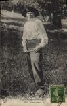 CPA Auvergne Vieux paysan Folklore