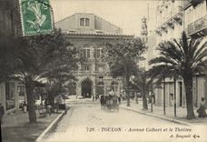 CPA Toulon Avenue Colbert et Theatre 