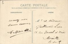 VINTAGE POSTCARD Toulon Colbert Avenue and Theater