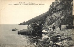 VINTAGE POSTCARD Theoule Points Esterel needle