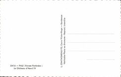 POSTAL MODERNA Pau el castillo de Enrique IV