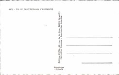 POSTAL MODERNA iglesia Saint Germain el residente de Auxerre